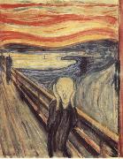 Edvard Munch Cry oil painting on canvas